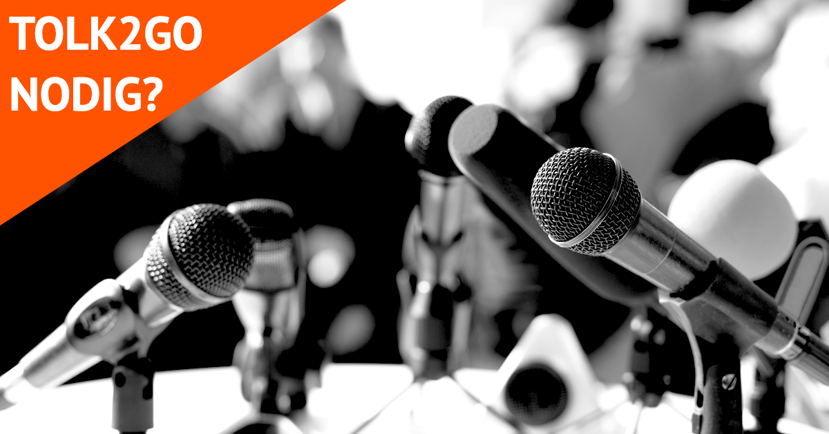 Interpreter for press and media events – Tolk2Go